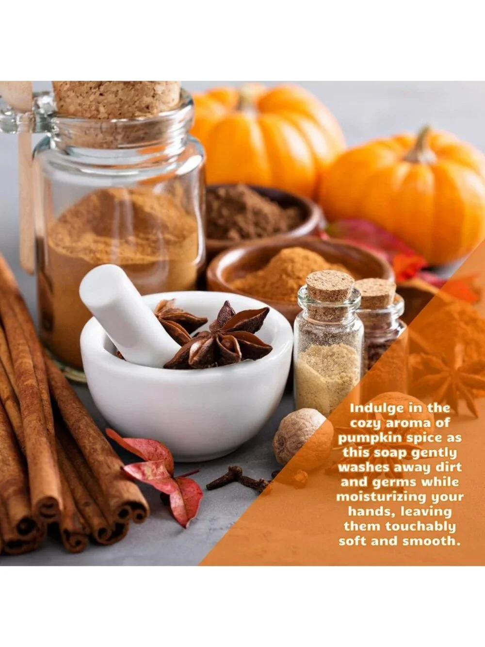 Moisturizing Pumpkin Spice Antibacterial Hand Soap - 1 Gallon Bulk Refill